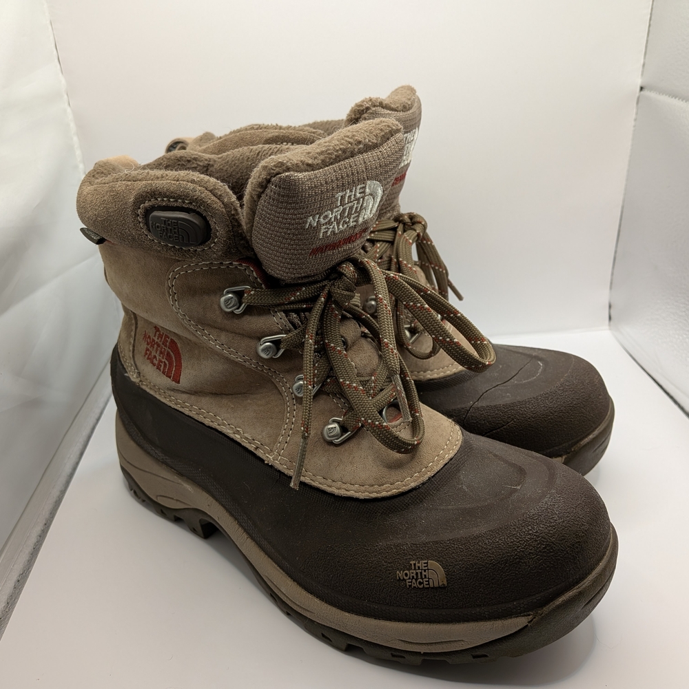 The North Face Brown and Tan Boots